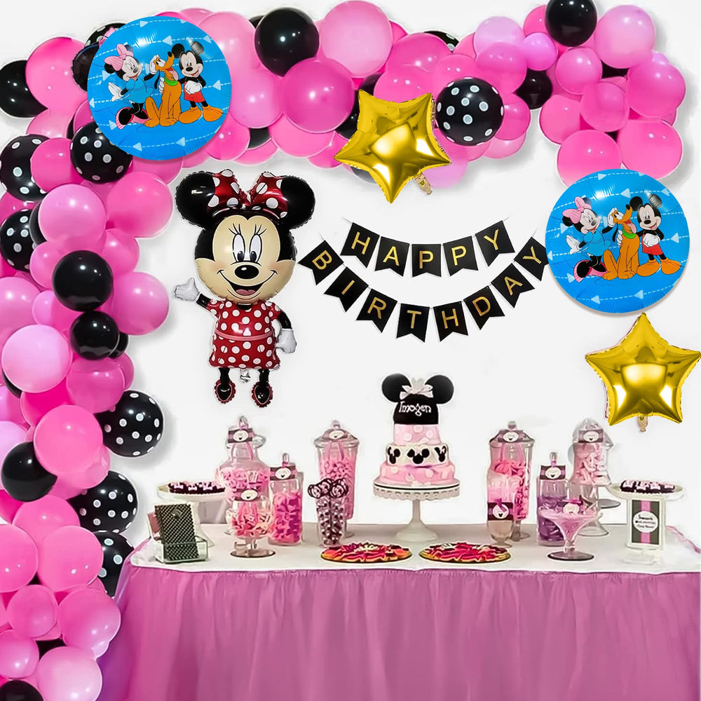 Happy Birthday Decoration Theme Set | Minnie Mouse