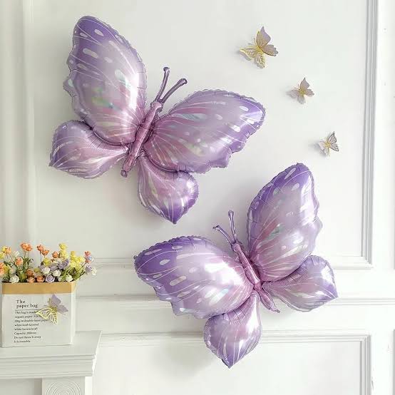 Extra Large Butterfly Foil Balloon 92 x 78 cm