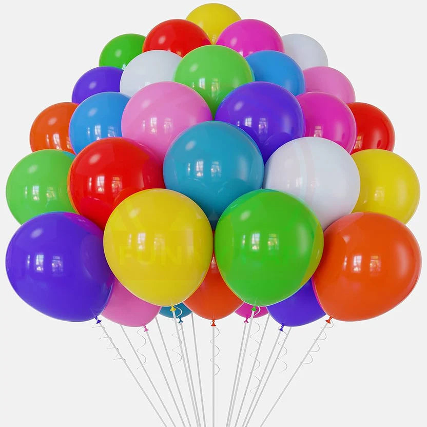 25 Pcs 12 Inches Latex Balloons For Birthday and Party Decoration